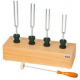 Sonometer Box with Tuning Forks, set of 4